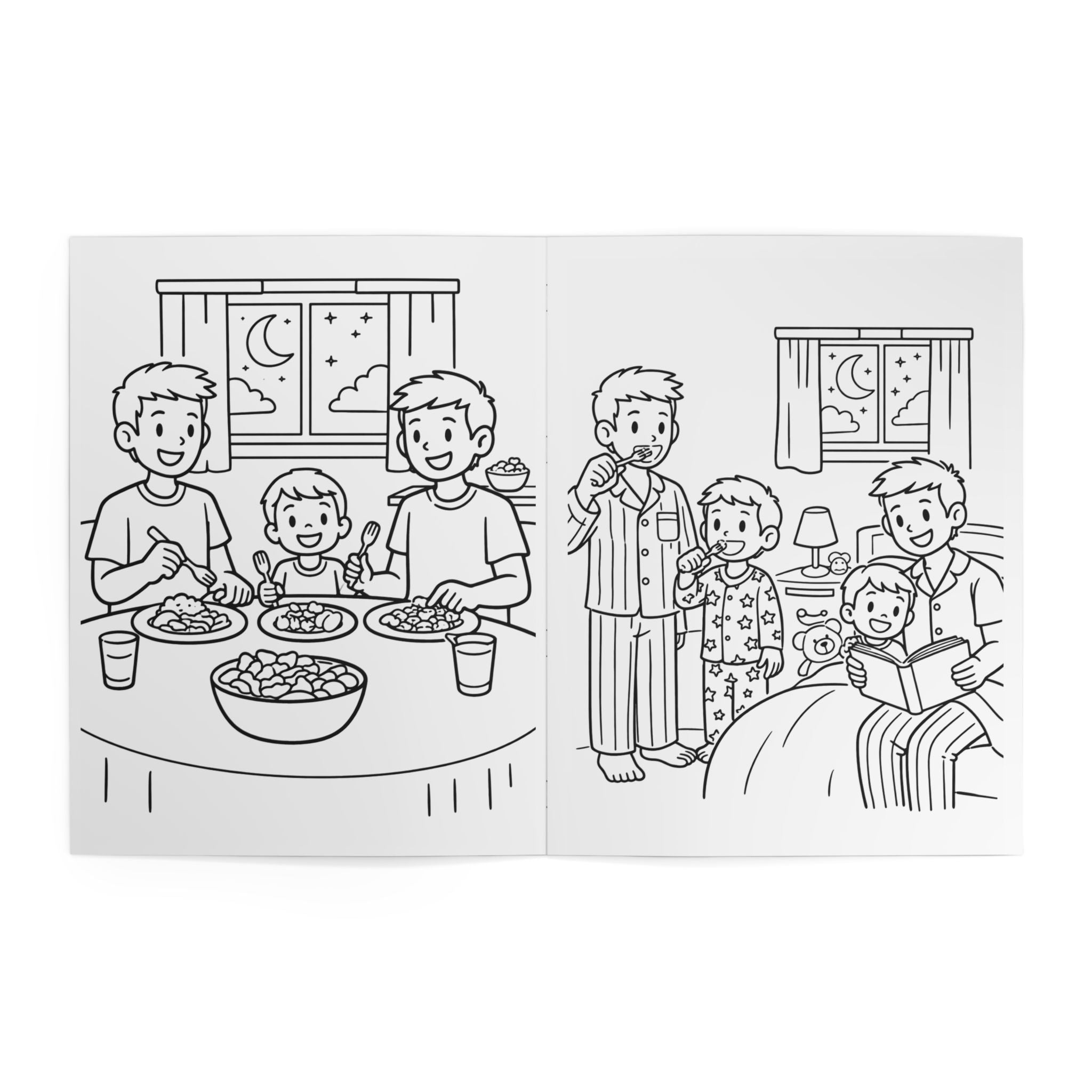 Our Two Dad’s Pride Adventure: A Family Coloring Journey