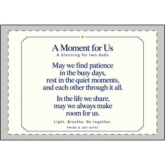 A Moment for Us — Two Dads Candle & Relaxation Gift Set
