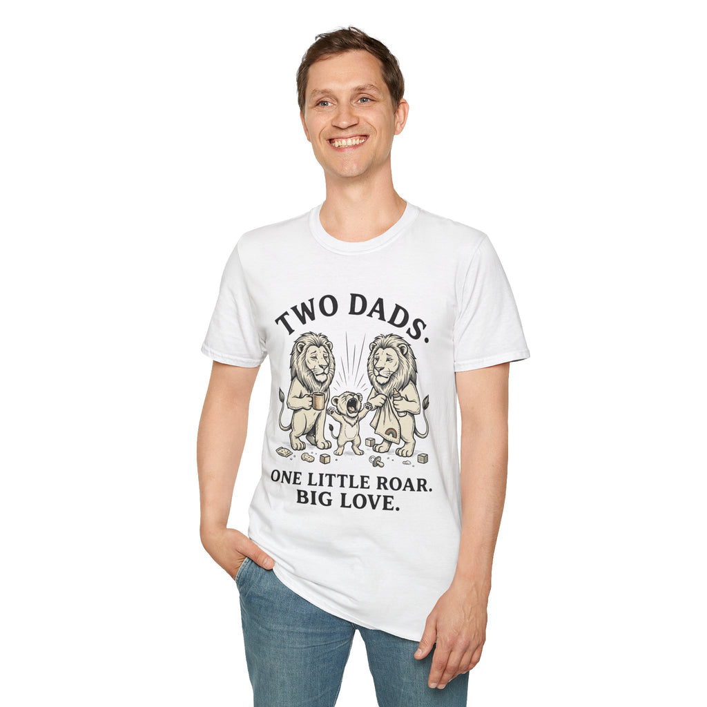 Copy of Copy of Two Dads One Selfie T-Shirt – Funny Gay Dad Father’s Day Tee