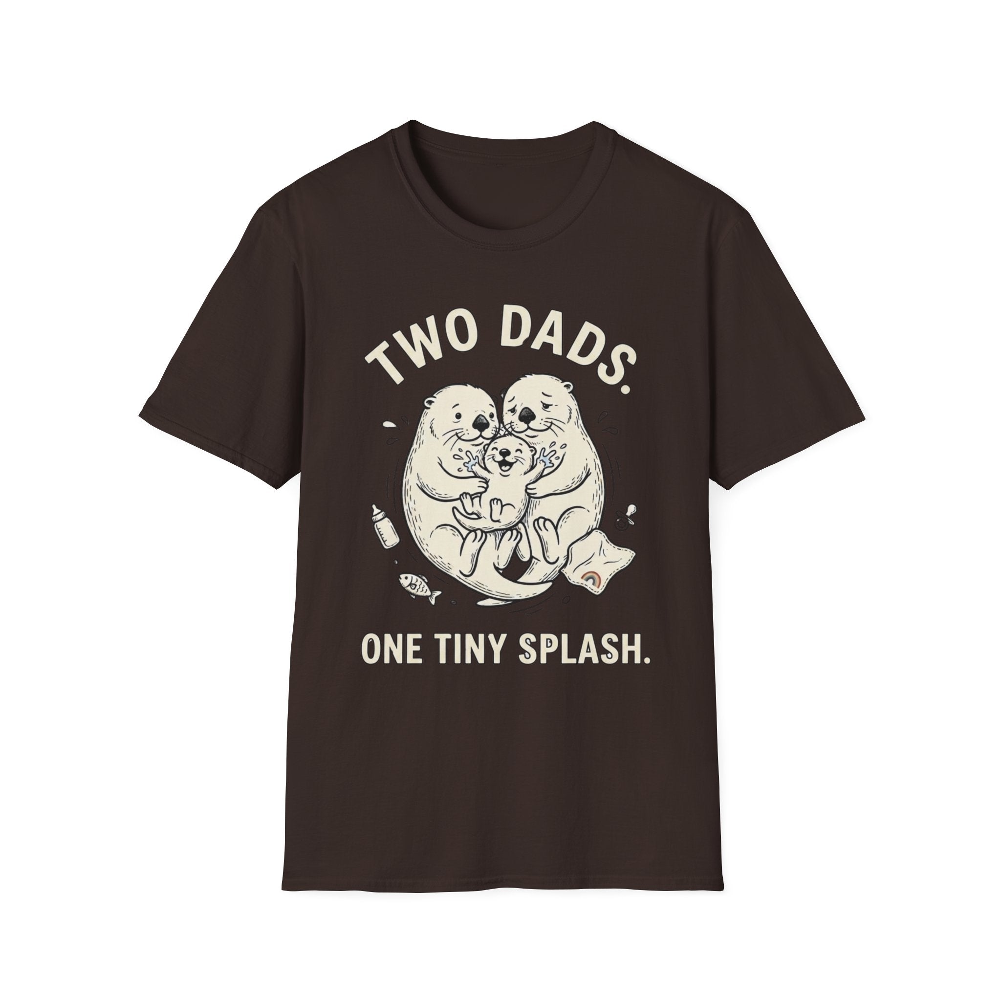 Copy of Copy of Two Dads One Selfie T-Shirt – Funny Gay Dad Father’s Day Tee