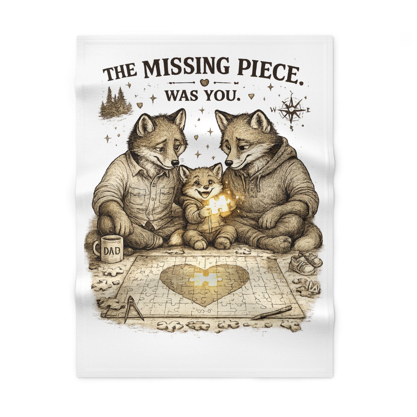 The Missing Piece Was You™ Baby Blanket