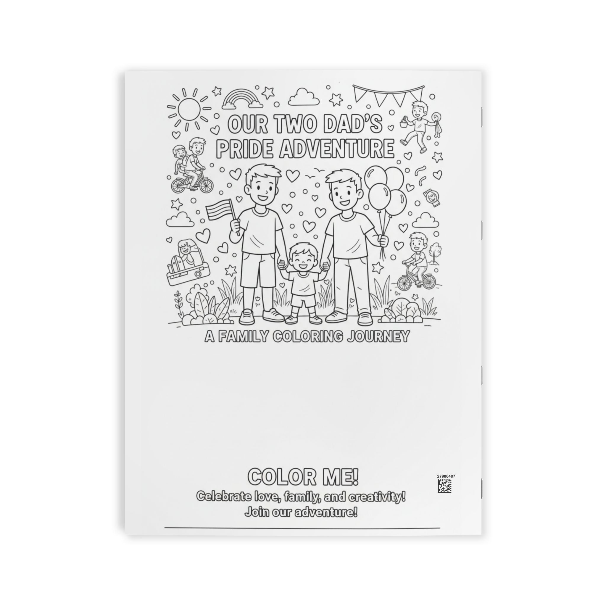 Our Two Dad’s Pride Adventure: A Family Coloring Journey