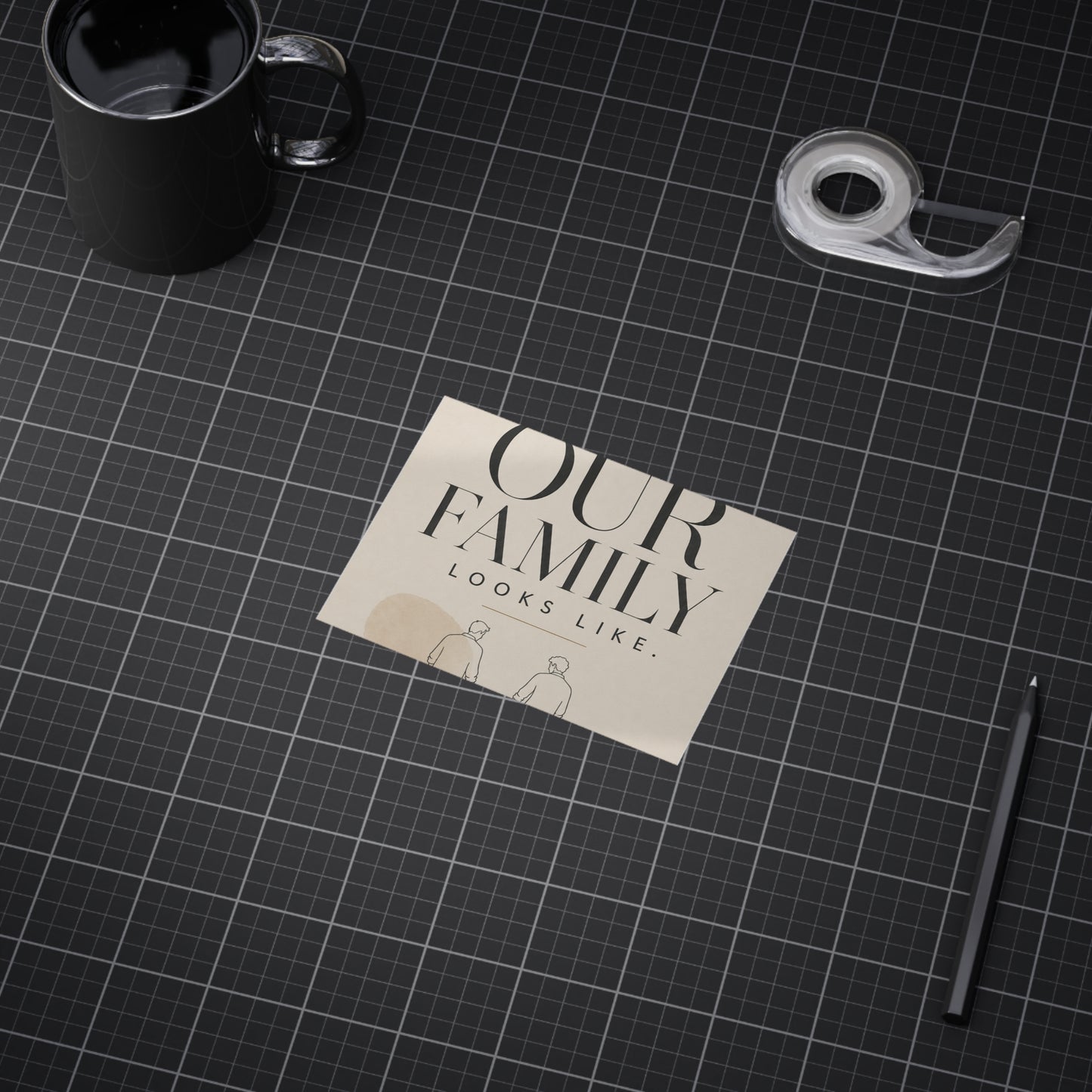 This Is What Our Family Looks Like | Two Dads Family Wall Art