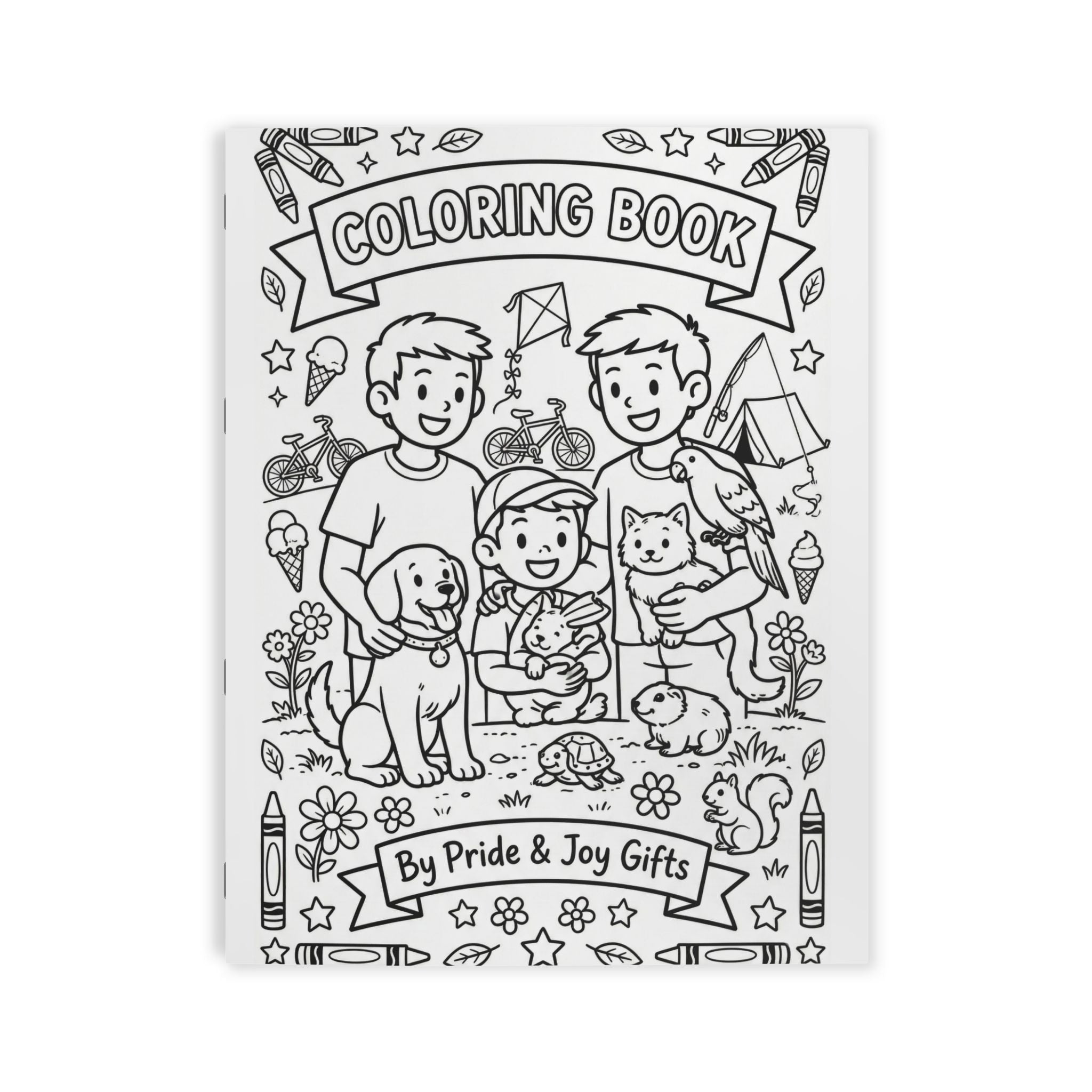Our Two Dad’s Pride Adventure: A Family Coloring Journey
