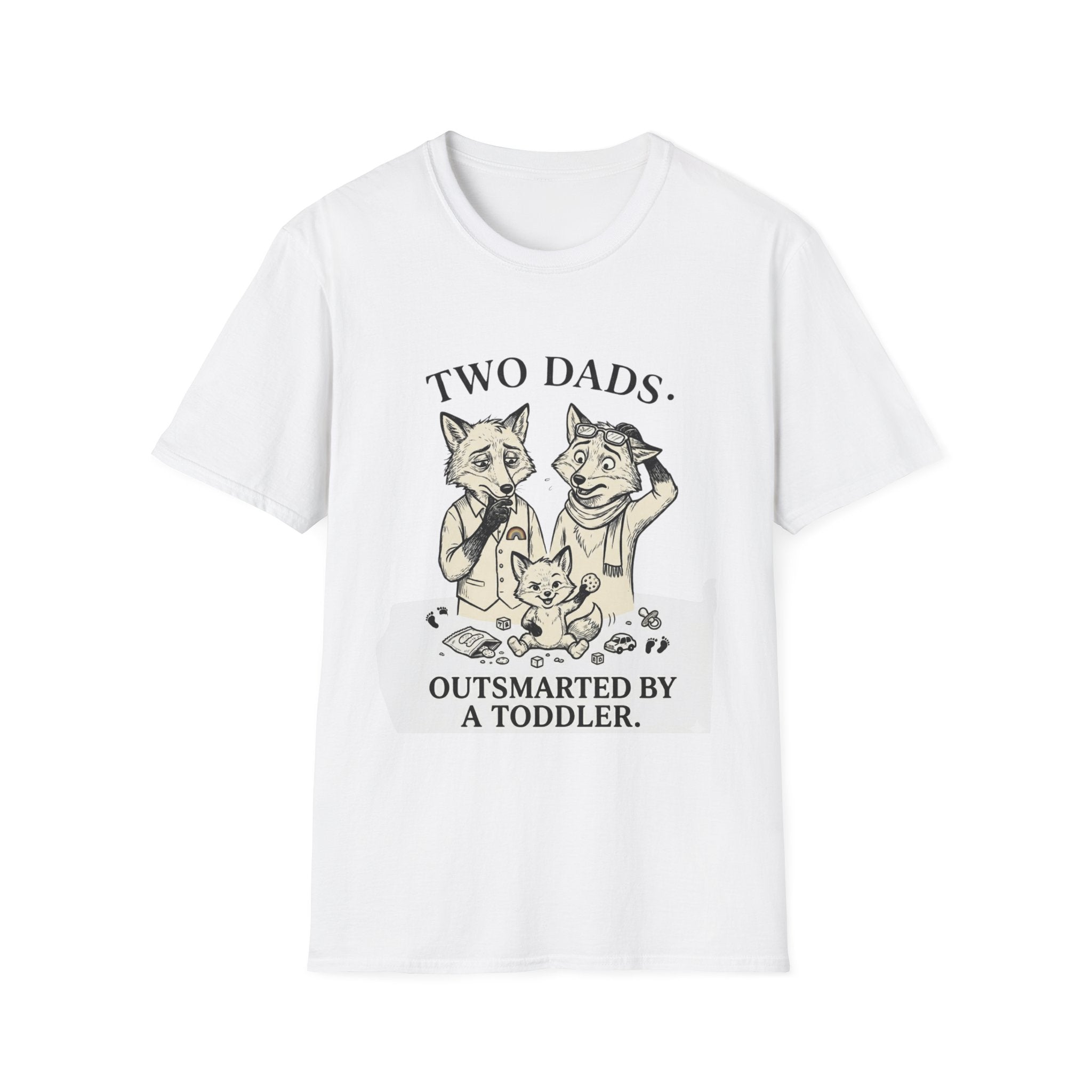 Copy of Copy of Copy of Two Dads One Selfie T-Shirt – Funny Gay Dad Father’s Day Tee