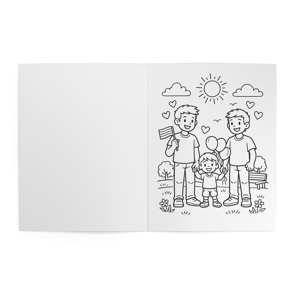 Our Two Dads' Pride Adventure: A Family Coloring Journey™